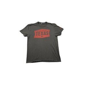 Texas Graphic T-Shirt Bigger Better Texas Black Red Logo Tee Adult